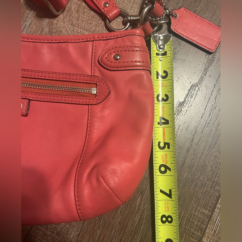 Vintage Coach leather shoulder bag with crossbody strap - Picture 6 of 9